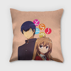 Подушка квадратная ToraDora, цвет: 3D-принт