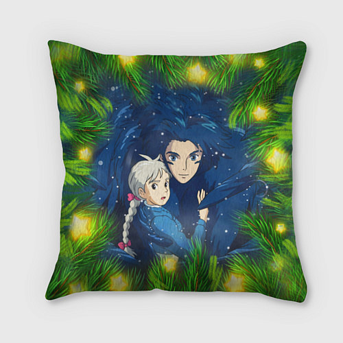 Подушка квадратная Хаул / 3D-принт – фото 1