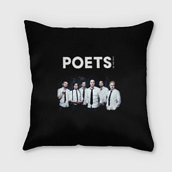 Подушка квадратная Poets of the Fall - poster, цвет: 3D-принт