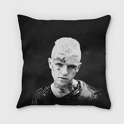 Подушка квадратная Lil Peep: Black Edition