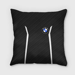 Подушка квадратная BMW CARBON БМВ КАРБОН, цвет: 3D-принт