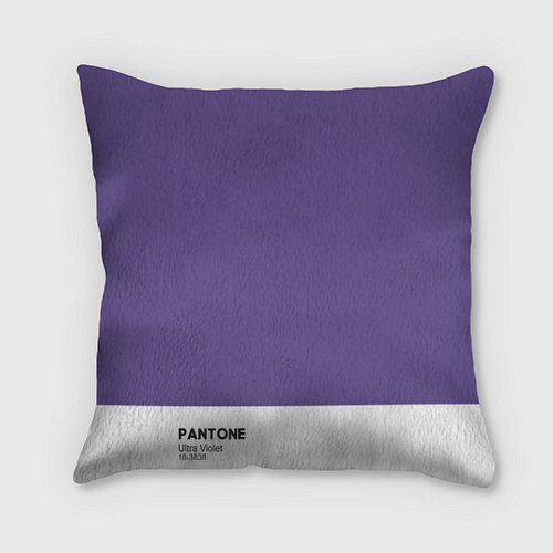 Подушка квадратная Pantone: Ultra Violet / 3D-принт – фото 1