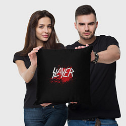 Подушка квадратная Slayer Blood, цвет: 3D-принт — фото 2