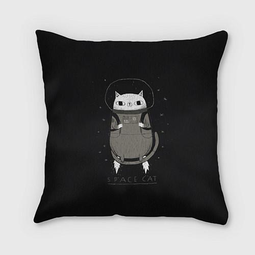 Подушка квадратная Space Cat / 3D-принт – фото 1