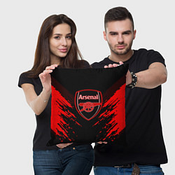 Подушка квадратная Arsenal FC: Sport Fashion, цвет: 3D-принт — фото 2