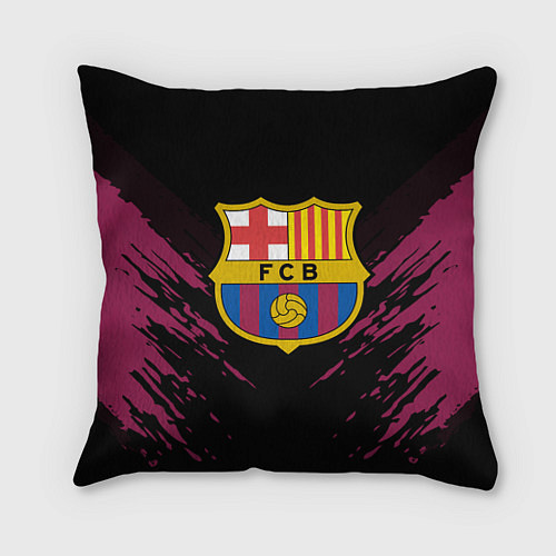 Подушка квадратная Barcelona FC: Sport Fashion / 3D-принт – фото 1