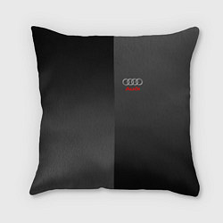 Подушка квадратная Audi: Metallic Style, цвет: 3D-принт