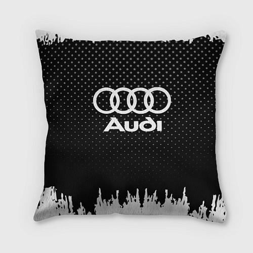 Подушка квадратная Audi: Black Side / 3D-принт – фото 1
