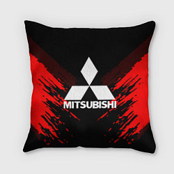 Подушка квадратная Mitsubishi: Red Anger, цвет: 3D-принт