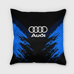 Подушка квадратная Audi: Blue Anger, цвет: 3D-принт