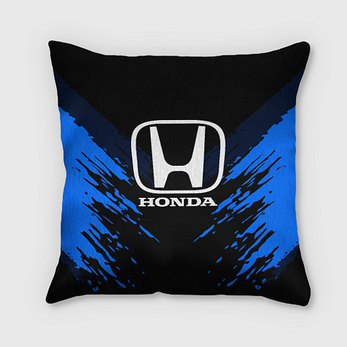 Подушка квадратная Honda: Blue Anger / 3D-принт – фото 1