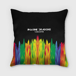 Подушка квадратная Imagine Dragons: Radioactive, цвет: 3D-принт