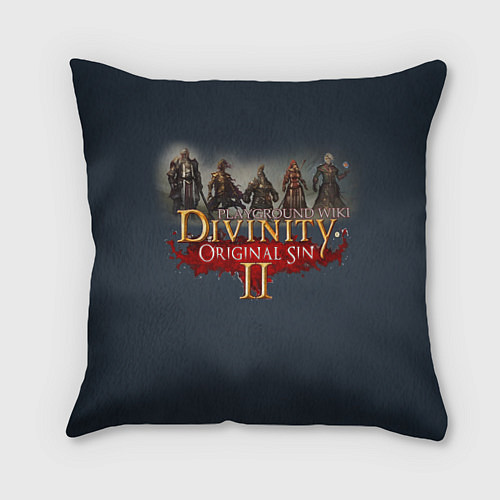 Подушка квадратная Divinity: Original Sin / 3D-принт – фото 1