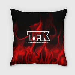 Подушка квадратная Thousand Foot Krutch: Red Flame, цвет: 3D-принт