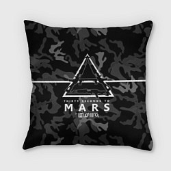 Подушка квадратная 30 STM Camo, цвет: 3D-принт