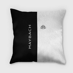 Подушка квадратная Maybach: B&W, цвет: 3D-принт