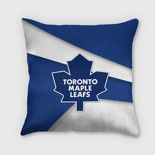 Подушка квадратная Toronto Maple Leafs / 3D-принт – фото 1