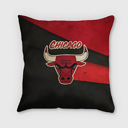 Подушка квадратная Chicago Bulls: Old Style, цвет: 3D-принт