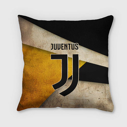 Подушка квадратная FC Juventus: Old Style / 3D-принт – фото 1