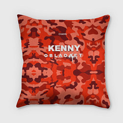 Подушка квадратная Kenny: Obladaet Camo, цвет: 3D-принт