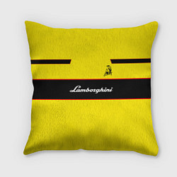 Подушка квадратная Lamborghini Style, цвет: 3D-принт
