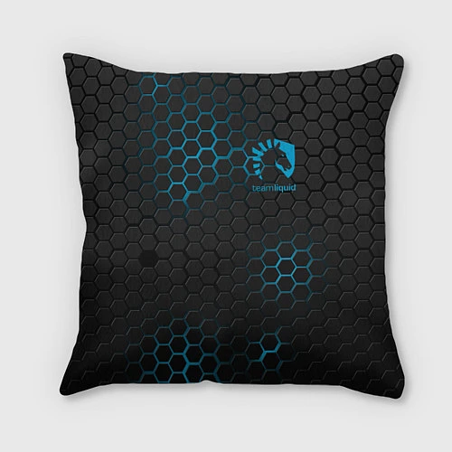 Подушка квадратная Team Liquid: Carbon Style / 3D-принт – фото 1