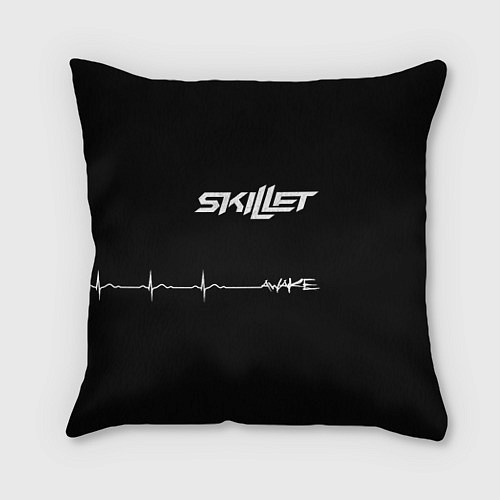 Подушка квадратная Skillet Awake / 3D-принт – фото 1