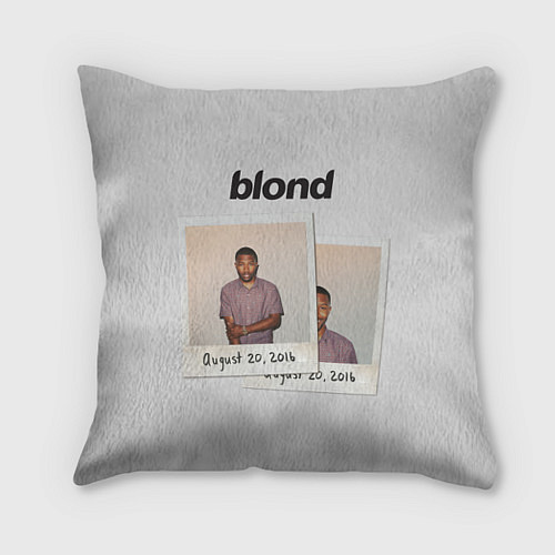 Подушка квадратная Frank Ocean: Blond / 3D-принт – фото 1