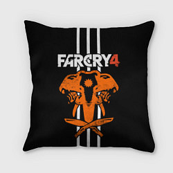 Подушка квадратная Far Cry 4: Orange Elephant, цвет: 3D-принт