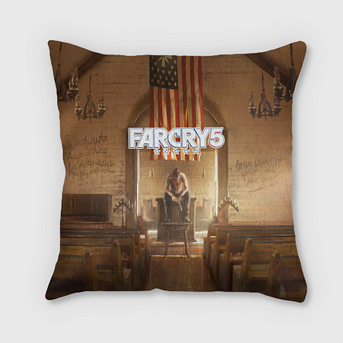 Подушка квадратная Far Cry 5 / 3D-принт – фото 1