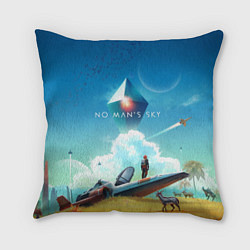Подушка квадратная No Man’s Sky: Atlas Rises, цвет: 3D-принт