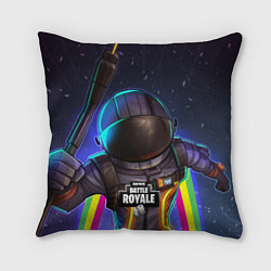 Подушка квадратная Fortnite: Space Rainbow