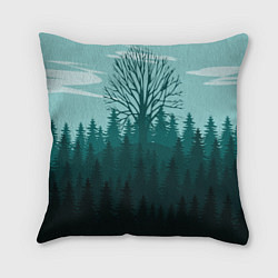 Подушка квадратная Firewatch Wood