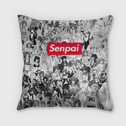 Подушка квадратная SENPAI Stories, цвет: 3D-принт