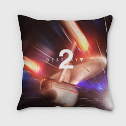 Подушка квадратная Destiny 2, цвет: 3D-принт
