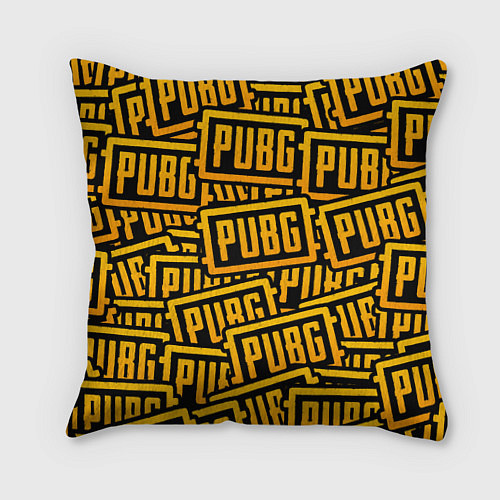 Подушка квадратная PUBG Pattern / 3D-принт – фото 1