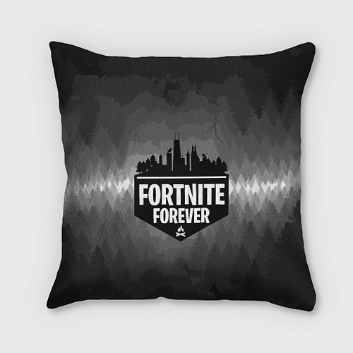 Подушка квадратная FORTNITE FOREVER / 3D-принт – фото 1