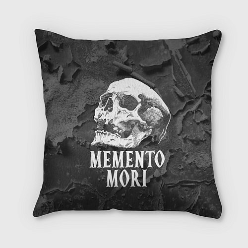 Подушка квадратная Memento Mori / 3D-принт – фото 1