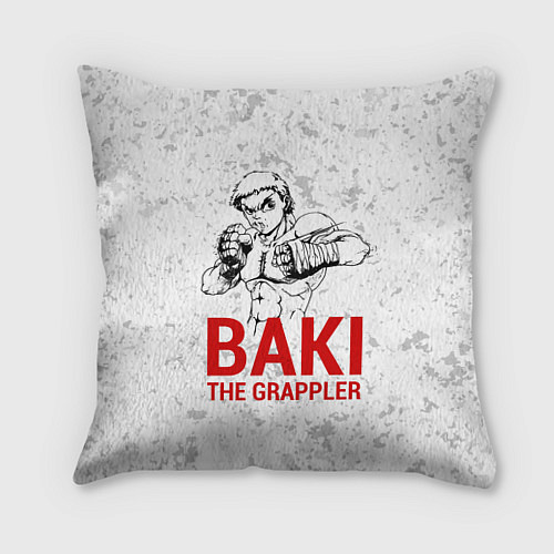 Подушка квадратная Baki the Grappler / 3D-принт – фото 1