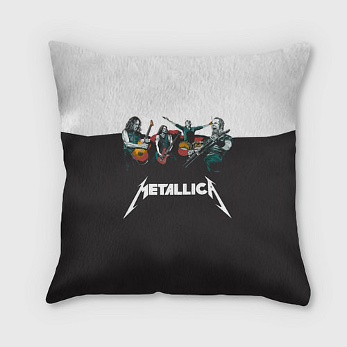 Подушка квадратная Metallica / 3D-принт – фото 1