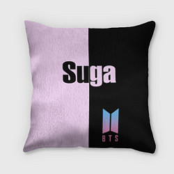 Подушка квадратная BTS Suga, цвет: 3D-принт