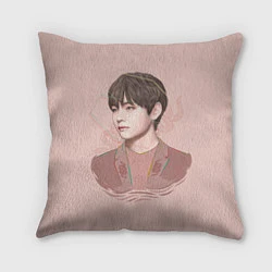 Подушка квадратная Kim Taehyung, цвет: 3D-принт