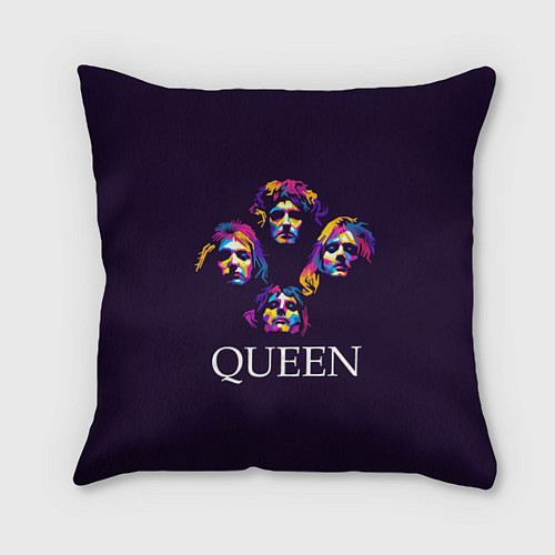 Подушка квадратная Queen: Fan Art / 3D-принт – фото 1