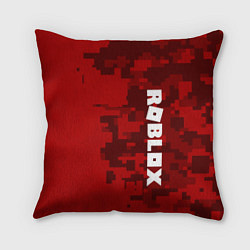 Подушка квадратная ROBLOX: Red Camo, цвет: 3D-принт