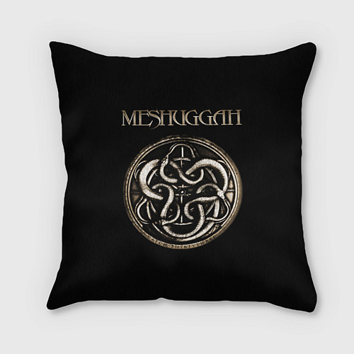 Подушка квадратная Meshuggah / 3D-принт – фото 1