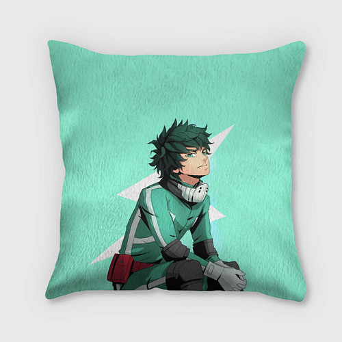 Подушка квадратная Мидория Изуку / 3D-принт – фото 1