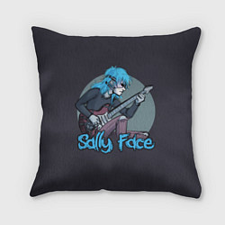 Подушка квадратная Sally Face: Rock, цвет: 3D-принт