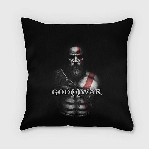 Подушка квадратная God of War / 3D-принт – фото 1