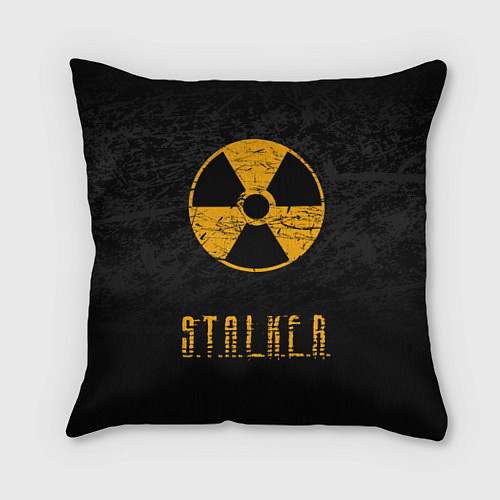 Подушка квадратная STALKER: Radioactive / 3D-принт – фото 1