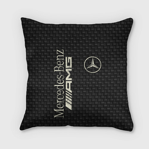 Подушка квадратная Mercedes AMG: Dark Side / 3D-принт – фото 1